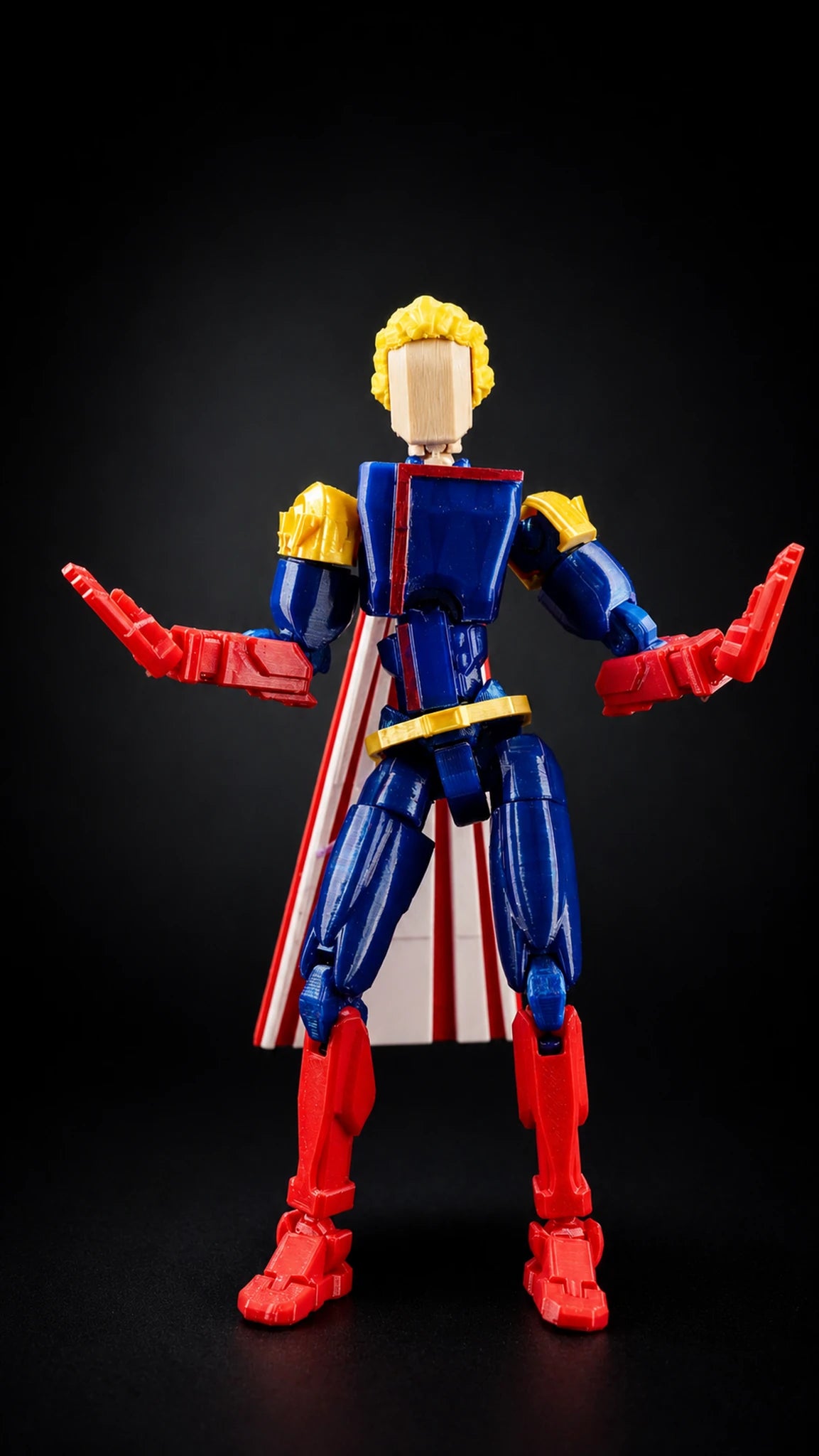 Dummy 13 Patriota Supremo superhéroe articulado